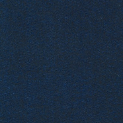 Robert Kaufman Cozy Cotton Shetland Flannel Navy