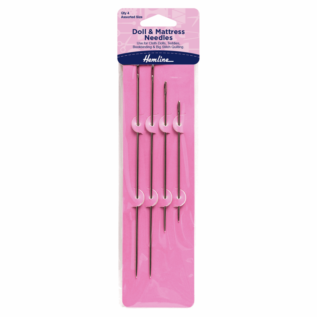 Long Hand Needles for Doll and Mattress