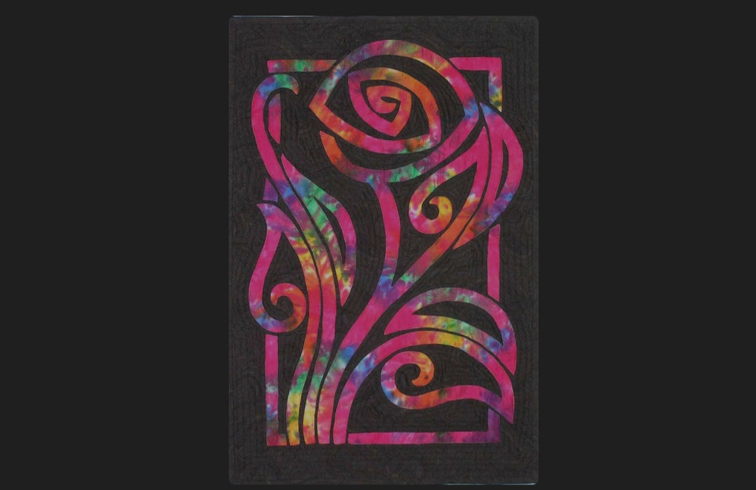 Hawaiian Fantasy Rose Quilt Pattern