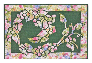 Hawaiian Garden Wreath Quilt Pattern