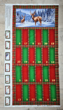 Load image into Gallery viewer, Highland Stags Fold Up Advent Calendar Panel