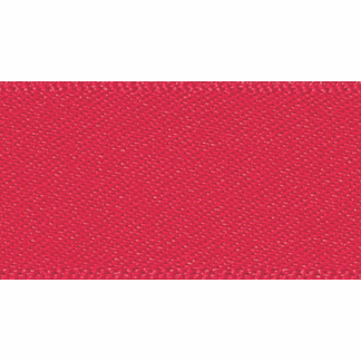 Double Satin Ribbon 25mm Red