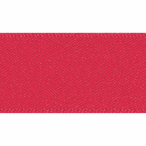 Double Satin Ribbon 25mm Red
