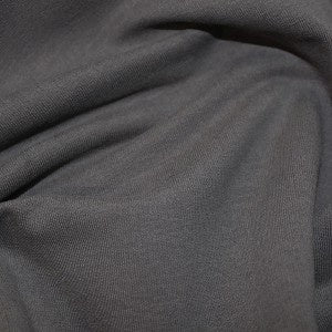 Solid Dark Grey Cotton Jersey 0.5m