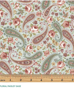 Bernatex Zulie Ann Floral Paisley Sage