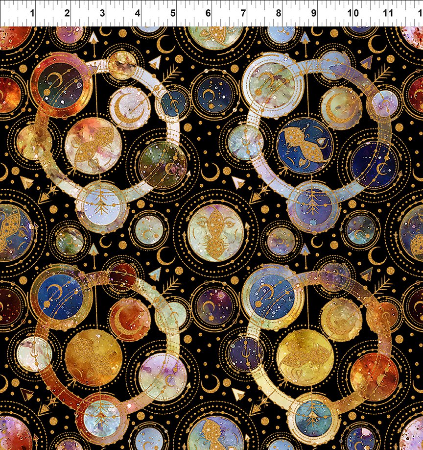 In The Beginning Cosmos Fabric by Jason Yenter