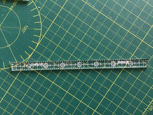 Half Inch Ruler 8 inches x 1/2 inch
