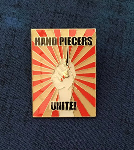 Hand Piecers Unite Enamel Pin
