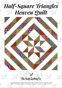 Heavenly Half-Square Triangles Quilt Pattern