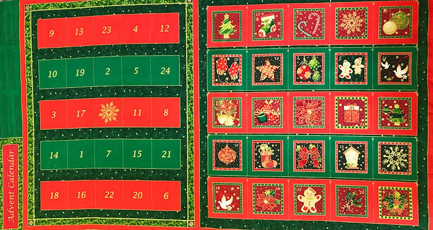 Season's Greetings Advent Calendar Panel