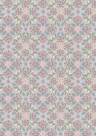 Lewis & Irene Winter in Bluebell Woods Winter Floral Grey