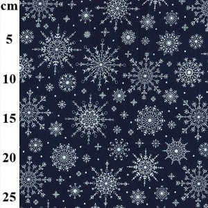 Snowflakes on Navy