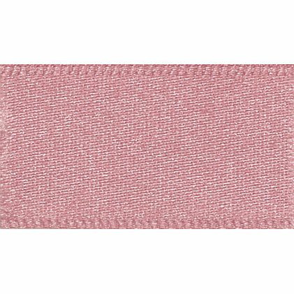 Double Satin Ribbon 25mm Dusky Pink